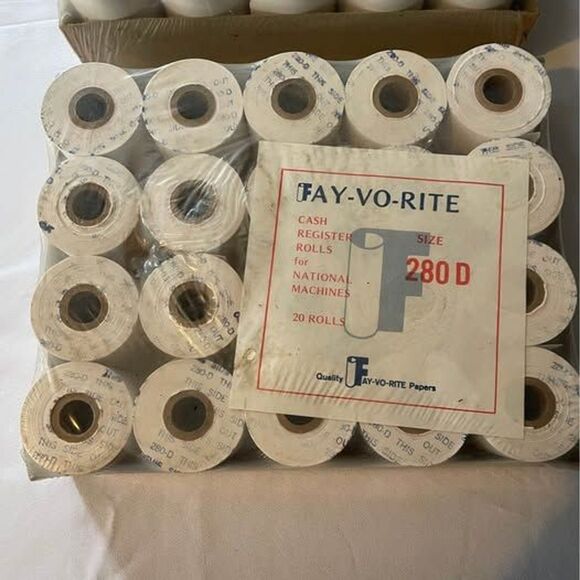 Buyregisterrolls Thermal Paper in Money Handling - Walmart.com Fay-Vo-Rite\